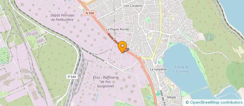 localisation de l'entreprise SCI POGGIOLINI  FOS-SUR-MER