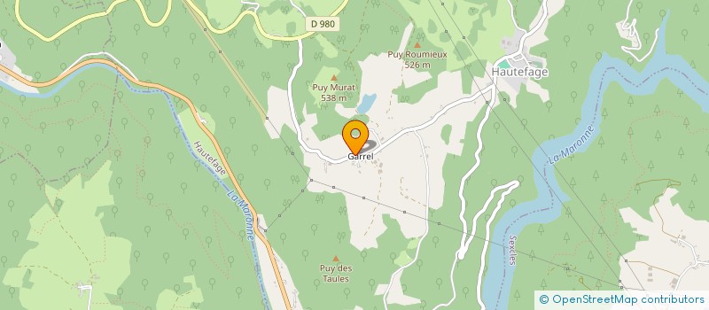 localisation de l'entreprise SCI POGGY  HAUTEFAGE