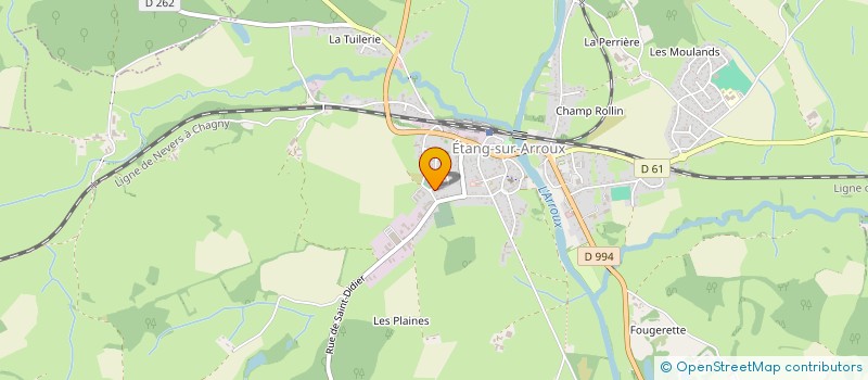 localisation de l'entreprise SCI POGNANT  ETANG-SUR-ARROUX