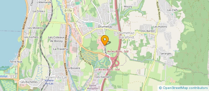 localisation de l'entreprise SCI POGUET  DRUMETTAZ-CLARAFOND
