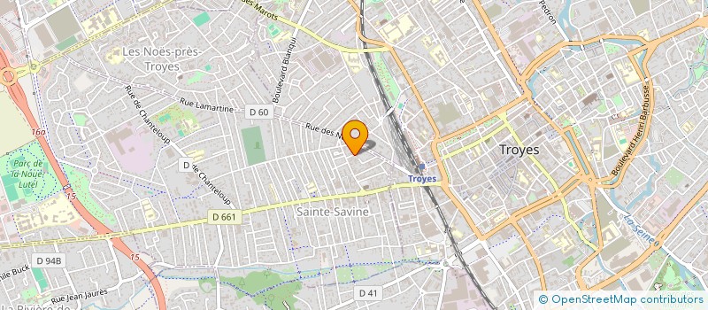 localisation de l'entreprise SCI POGUIJO  SAINTE-SAVINE