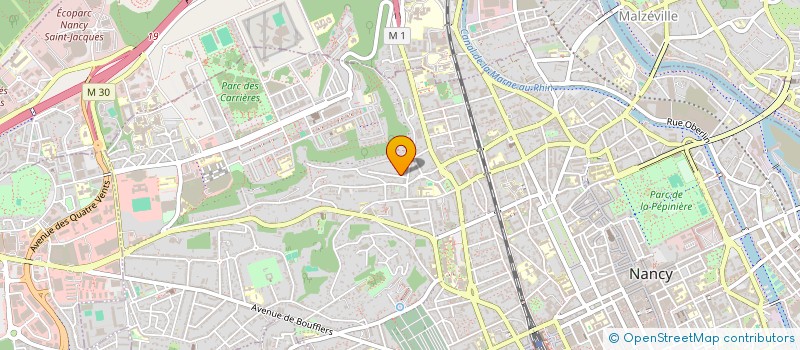 localisation de l'entreprise SCI POINCA 84  NANCY