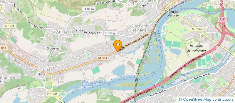 localisation de l'entreprise SCI POINCARE à LONGEVILLE-LES-METZ