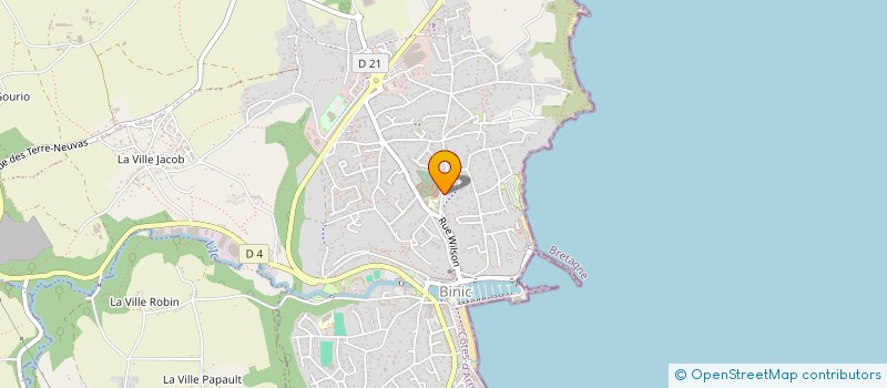 localisation de l'entreprise SCI POINCARE  BINIC-ETABLES-SUR-MER