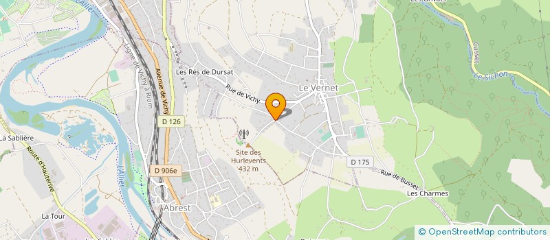 localisation de l'entreprise SCI POINCARE  LE VERNET