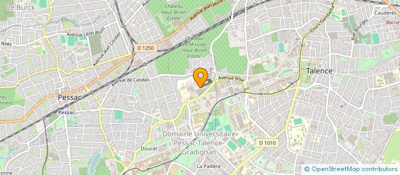 localisation de l'entreprise SCI POINCARE  PESSAC