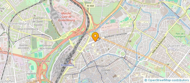 localisation de l'entreprise SCI POINCARE  STRASBOURG