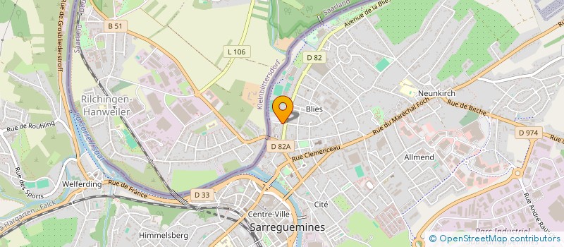 localisation de l'entreprise SCI POINCARE INVEST  SARREINSMING