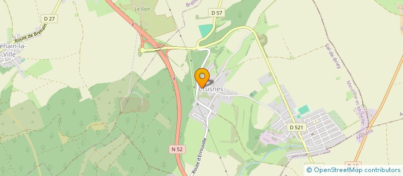 localisation de l'entreprise SCI POINCARRE  CRUSNES