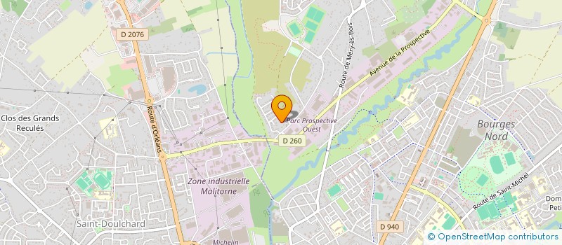 localisation de l'entreprise SCI POINT A  BOURGES