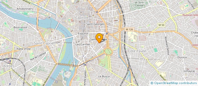 localisation de l'entreprise SCI POINT BREAK  TOULOUSE