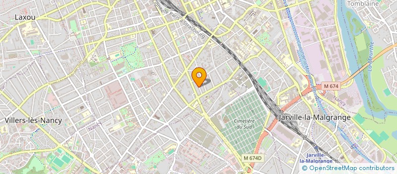 localisation de l'entreprise SCI POINT CARRE  NANCY