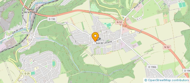 localisation de l'entreprise SCI POINT CARRE  MEXY