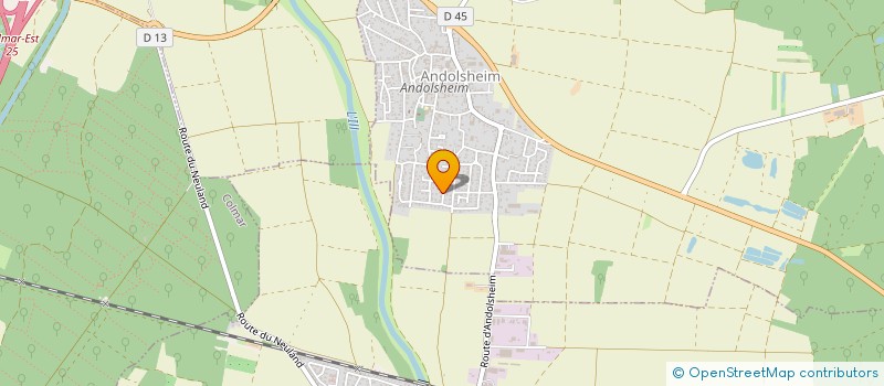 localisation de l'entreprise SCI POINT COM  ANDOLSHEIM