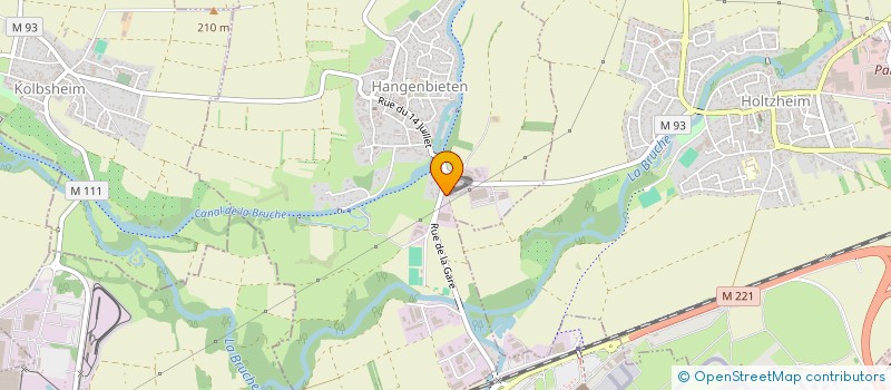 localisation de l'entreprise SCI POINT DE MIRE  HANGENBIETEN