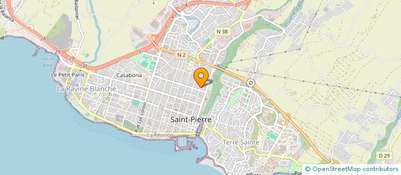 localisation de l'entreprise SCI POINT DE VUE à SAINT-PIERRE