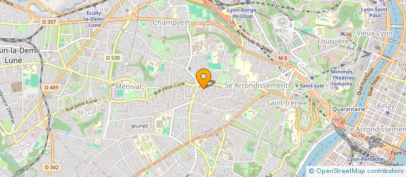 localisation de l'entreprise SCI POINT DU JOUR  LYON