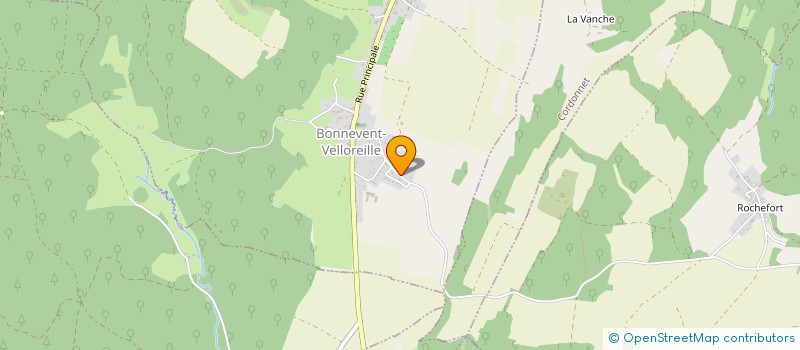 localisation de l'entreprise SCI POINT GIRARDIN  BONNEVENT-VELLOREILLE