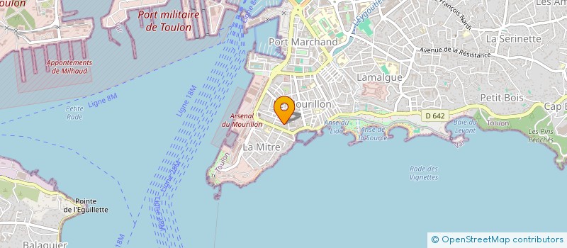 localisation de l'entreprise SCI POINT INVEST  TOULON