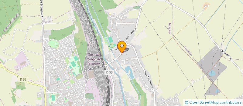localisation de l'entreprise SCI POINT KAWCZYNSKI à TERGNIER