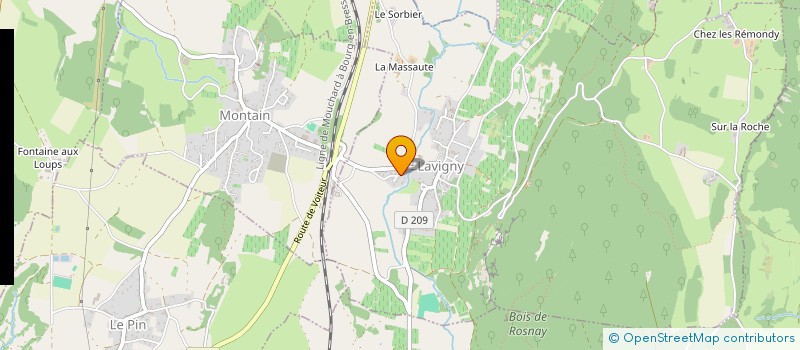 localisation de l'entreprise SCI POINT MEDICAL  LAVIGNY