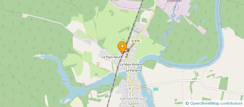 localisation de l'entreprise SCI POINT SANTE  LAMARCHE-SUR-SAONE