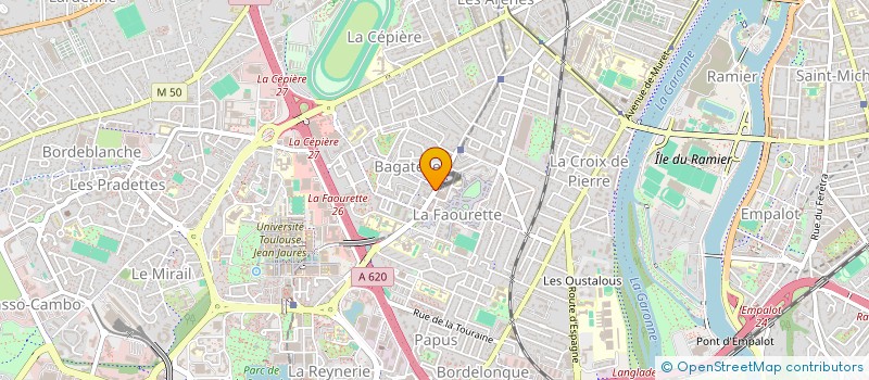 localisation de l'entreprise SCI POINT SANTE DESBALS à TOULOUSE