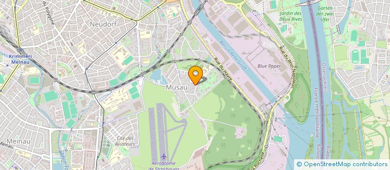 localisation de l'entreprise SCI POINT VIRGULE  STRASBOURG