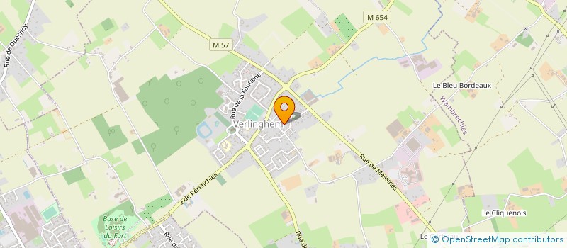 localisation de l'entreprise SCI POINTE AUX CANONNIERS  VERLINGHEM