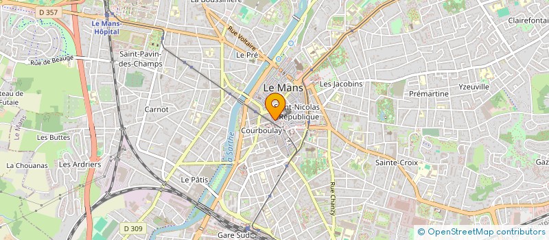 localisation de l'entreprise SCI POINTE DE SARGE  LE MANS