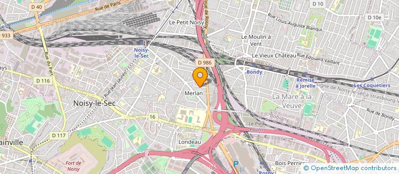 localisation de l'entreprise SCI POINTEAU à NOISY-LE-SEC