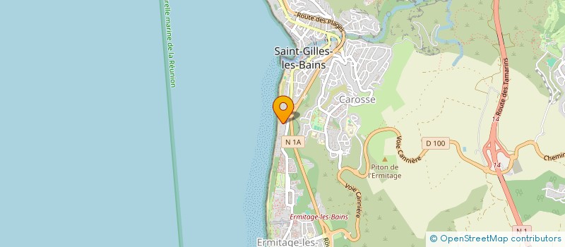 localisation de l'entreprise SCI POINTEROUGE à SAINT-PAUL