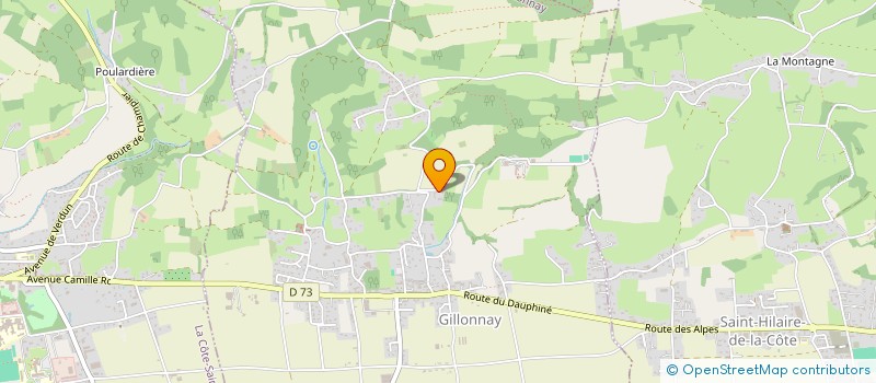 localisation de l'entreprise SCI POINTIERES  GILLONNAY