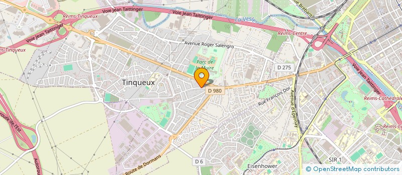 localisation de l'entreprise SCI POINTILLART  TINQUEUX