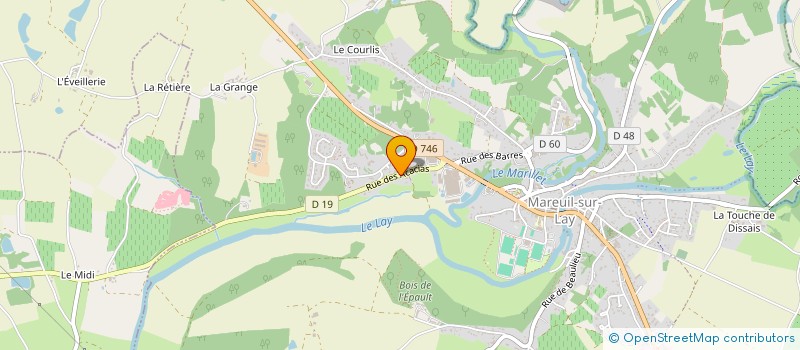 localisation de l'entreprise SCI POIRAUD-DROUET  MAREUIL-SUR-LAY-DISSAIS