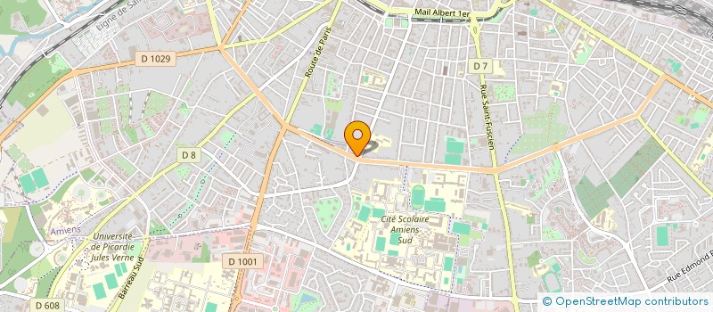 localisation de l'entreprise SCI POIRE HENRI DU 7 RUE DE NOYON  AMIENS