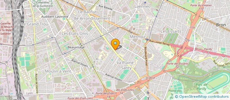 localisation de l'entreprise SCI POIREAU  LYON