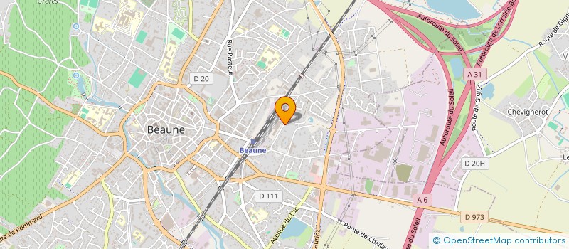 localisation de l'entreprise SCI POIRET MOINGEON à BEAUNE