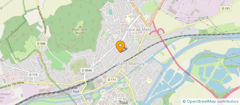 localisation de l'entreprise SCI POIRIER  TOUL