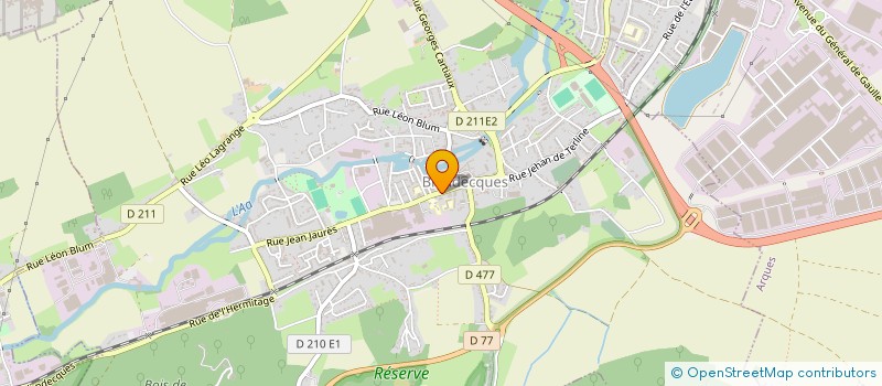 localisation de l'entreprise SCI POIRIER  BLENDECQUES