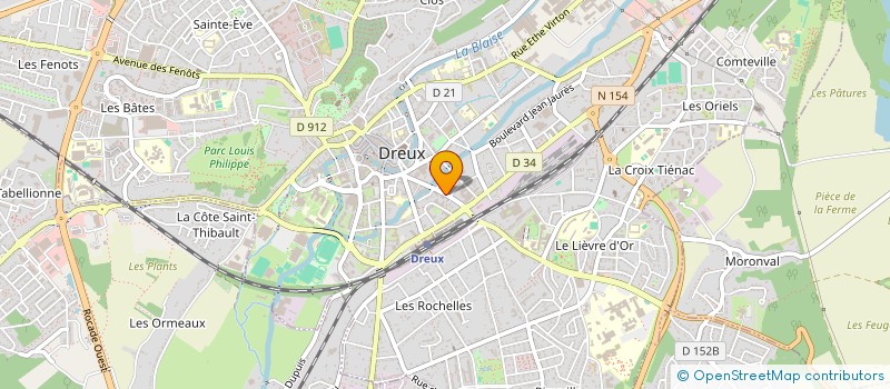 localisation de l'entreprise SCI POIRIER à DREUX