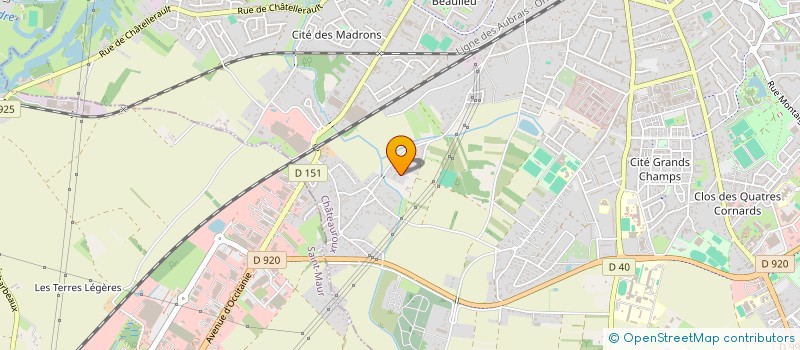 localisation de l'entreprise SCI POIRIER à CHATEAUROUX