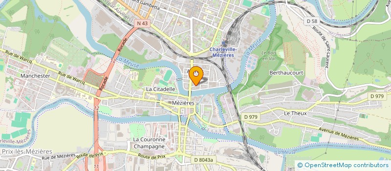 localisation de l'entreprise SCI POIRIER  CHARLEVILLE-MEZIERES