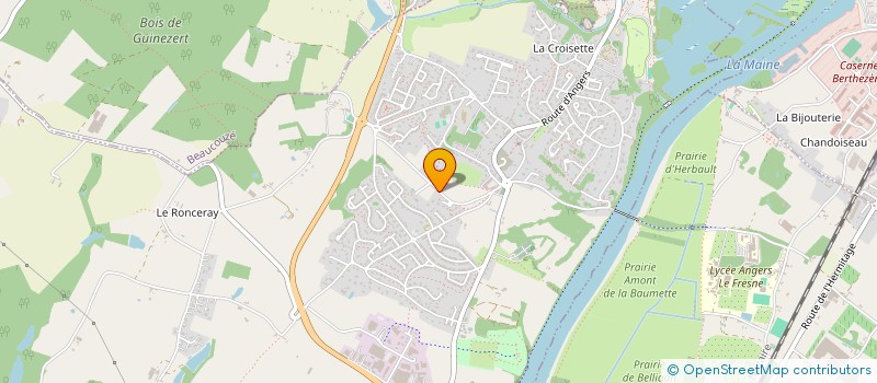 localisation de l'entreprise SCI POIRIER-LOYAU  BOUCHEMAINE