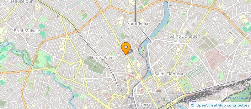 localisation de l'entreprise SCI POIRIER-THOUZEAU  NANTES