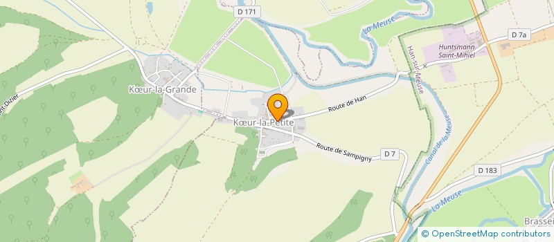 localisation de l'entreprise SCI POIRON  KUR-LA-PETITE