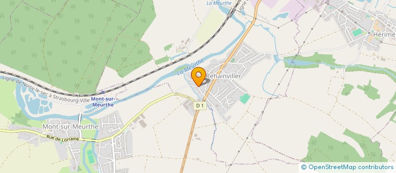 localisation de l'entreprise SCI POIRSIK  LUNEVILLE