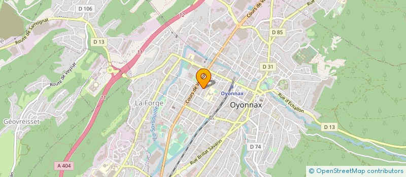 localisation de l'entreprise SCI POIRSON à OYONNAX