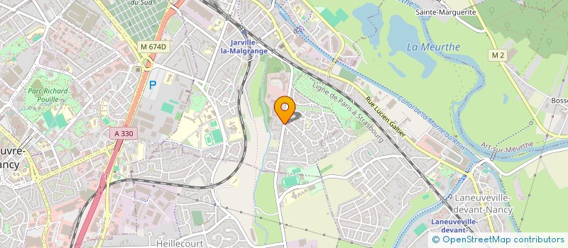 localisation de l'entreprise SCI POIRSON INVEST  JARVILLE-LA-MALGRANGE