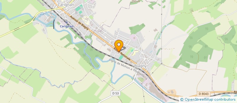 localisation de l'entreprise SCI POISNET  BLAGNY